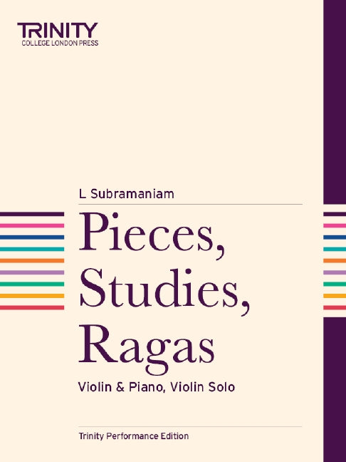 Subrmaniam - Pieces Studies Ragas for Violin/Piano