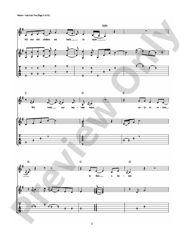 Just Like You - Guitar TAB (Digital Download)