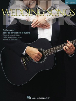 The Wedding Songs Book - Various - Guitar Hal Leonard Melody Line, Lyrics & Chords