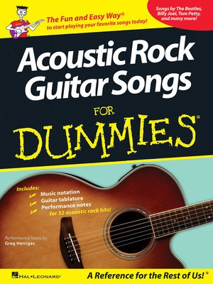 Acoustic Rock Guitar Songs for Dummies - Guitar Hal Leonard Guitar TAB