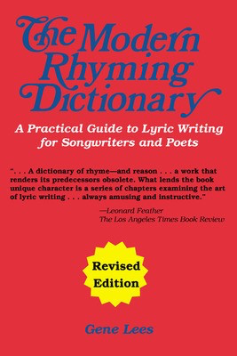 The Modern Rhyming Dictionary - Revised Edition - Gene Lees Cherry Lane Music Book
