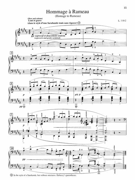 Debussy Images Book 1 L 110 for Piano Book/CD