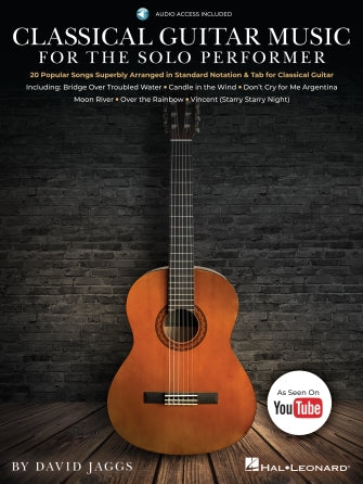Classical Guitar Music for the Solo Performer - Guitar/Audio Access Online Hal Leonard 362033