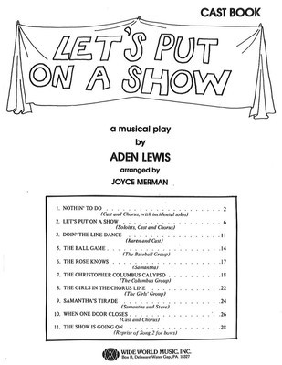 Let's Put On a Show Cast Book - Hal Leonard Singer's Edition Softcover