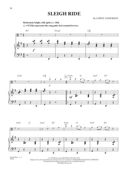 Easy Christmas Instrumental Solos Viola Book/CD