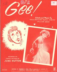 Gee! - June Hutton - PVG (Digital Download)