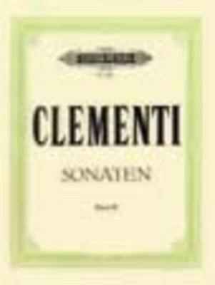Clementi - Sonatas Bk 3 - Piano Solo - Peters EP146C