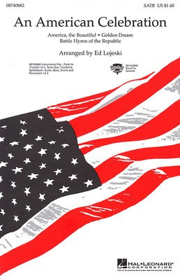An American Celebration (Medley) - 2-Part Ed Lojeski Hal Leonard Choral Score Octavo