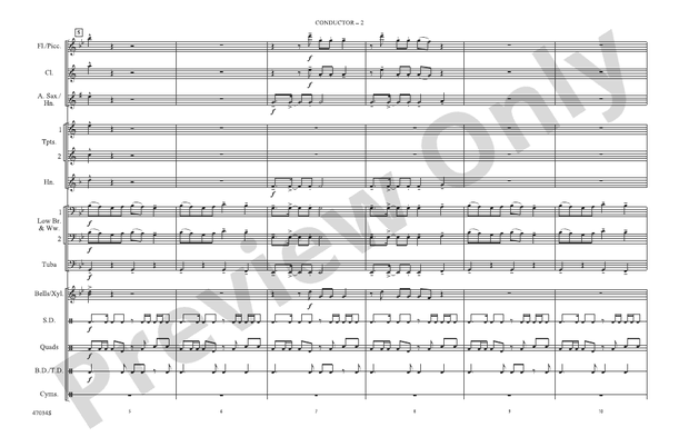 New Rules – Marching Band Conductor Score & Parts (Digital Download)