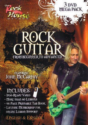 John McCarthy - Learn Rock Guitar Mega-Pack - From Beginner to Advanced - Guitar John McCarthy Rock House Guitar Solo DVD