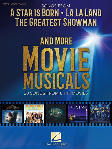 Songs From A Star Is Born, La La Land, The Greatest Showman & More Movie Musicals - Piano/Vocal/Guitar PVG Hal Leonard 287548