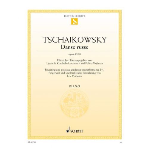Tchaikovsky - Danse Russe Op40/10 - Piano Solo Schott ED01730