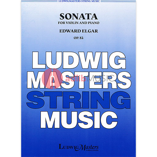 Elgar - Sonata Op82 - Violin/Piano Accompaniment Masters Music LM2393