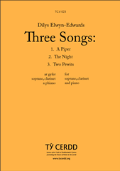 Three Songs: 1. A Piper; 2. The Night; 3. Two Pewits - Voice/Piano (Digital Download)