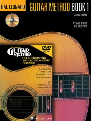 Hal Leonard Guitar Method Beginner's Pack - Book 1/CD & DVD Pack - Guitar Greg Koch|Will Schmid Hal Leonard /CD/DVD