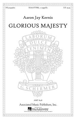 Glorious Majesty - Aaron Jay Kernis - SSAATTBB Associated Music Publishers Octavo