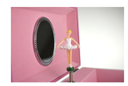 Ballet Jewellery Box Ulyana Ballerina Rectangular Shaped Box HeirloomLarge