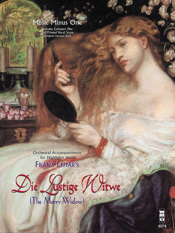 Lehar - Highlights From Merry Widow - Bk/Cd & Vocal Score - Music Minus One - Classical Vocal