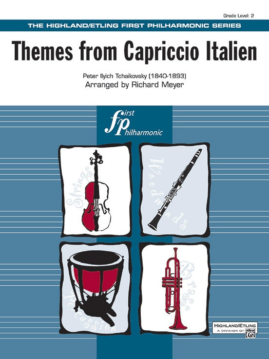 Themes from Capriccio Italien – Full Orchestra Conductor Score & Parts (Digital Download)