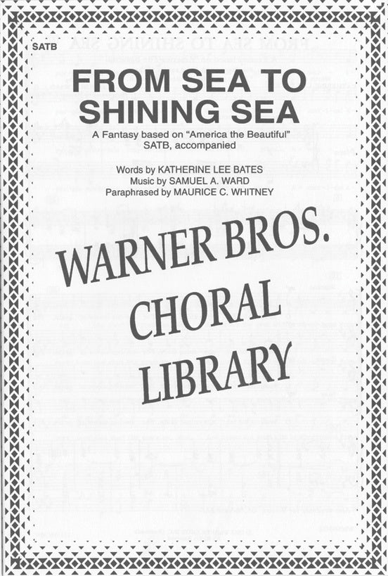 From Sea to Shining Sea – SATB Choral Octavo (Digital Download)