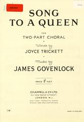Song To A Queen - SATB/Accompaniment (Digital Download)