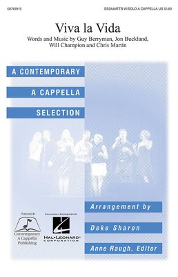 Viva La Vida - SATB divisi Deke Sharon Contemporary A Cappella Publishing Choral Score Octavo