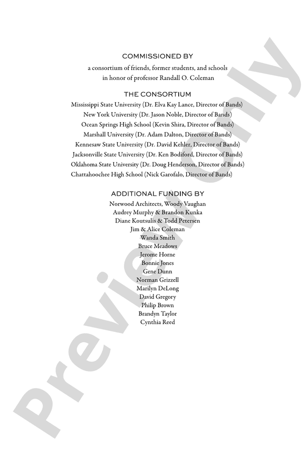 The Sacred Spheres - Concert Band Conductor Score & Parts (Digital Download)