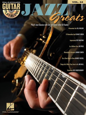 Jazz Greats - Guitar Play-Along Volume 44 - Guitar Hal Leonard Guitar TAB with Lyrics & Chords /CD