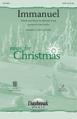 Immanuel - Michard Card - SATB John Purifoy Daybreak Music Octavo