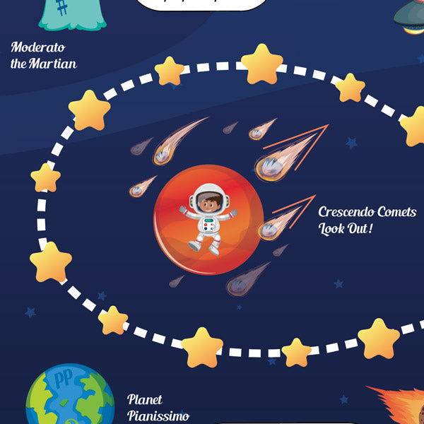Space Quest A3 Music Practice Chart by Musically Gifted
