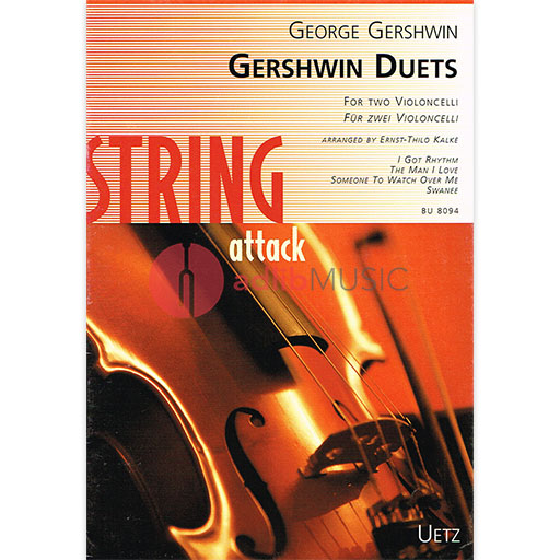 DUETS ARR KALKE FOR 2 CELLOS - GERSHWIN - CELLO - UETZ