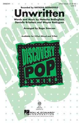 Unwritten - Discovery Level 3 - 2-Part Roger Emerson Hal Leonard Choral Score Octavo
