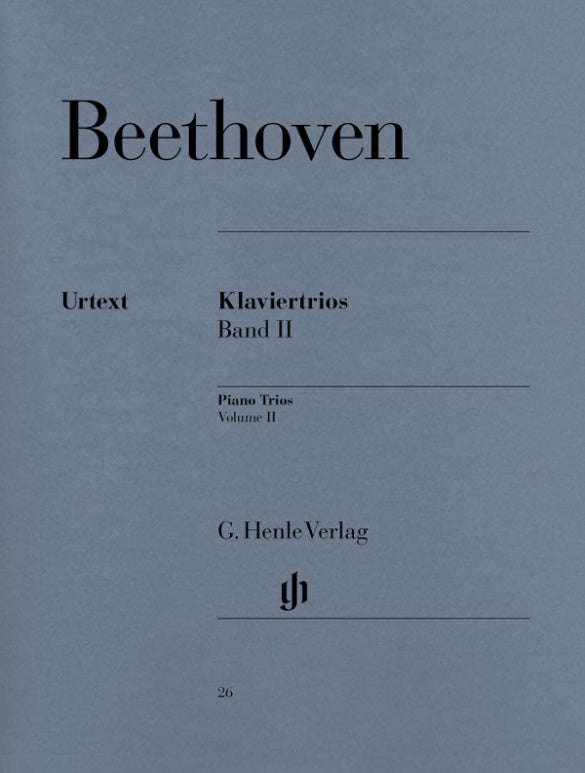 Beethoven - Piano Trios Volume 2 - Piano Trio Henle HN026