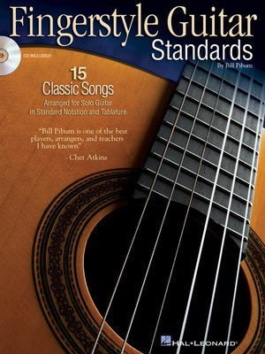 Fingerstyle Guitar Standards - 15 Classic Songs Arranged for Solo Guitar - Guitar Bill Piburn Hal Leonard Guitar Solo /CD