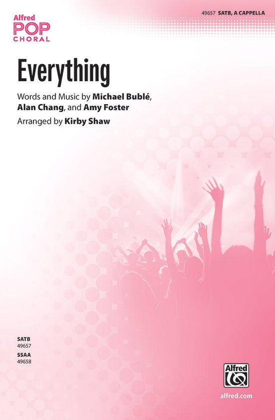 Everything - SATB, a cappella Choral Octavo (Digital Download)