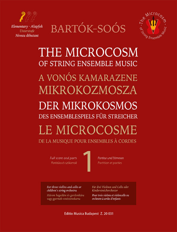 Bartok - The Microcosm of String Ensemble Music Volume 1 - String Orchestra edited by Soos/Borsos EMB Z20031