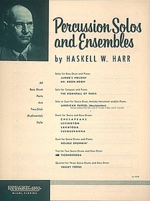 Ticonderoga - Percussion Trio - Grade 3 - Haskell Harr - Percussion Rubank Publications Percussion Trio Score/Parts