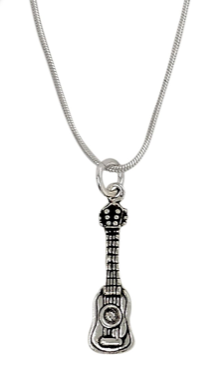 Pendant Sterling Silver Classical Guitar