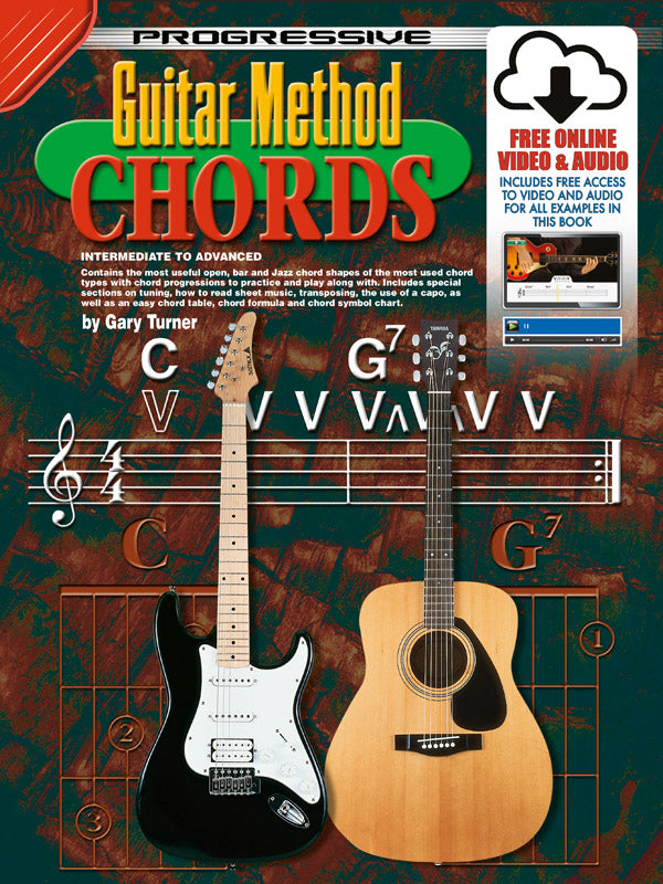 Progressive Guitar Method Chords Bk/OLA