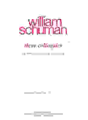 Three Colloquies - for French Horn Sheet Music and orchestra. Piano reduction and solo horn part - William Schuman - French Horn Sheet Music Merion Music