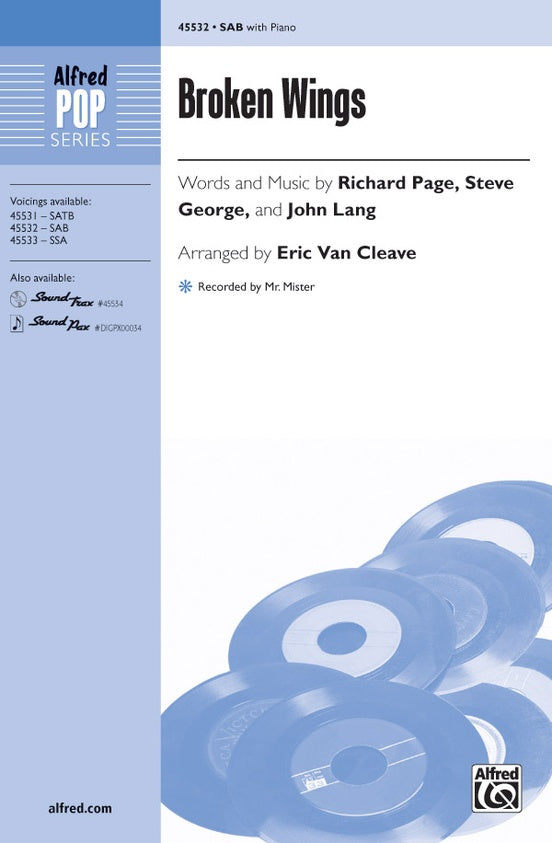 Broken Wings – SAB Choral Octavo (Digital Download)