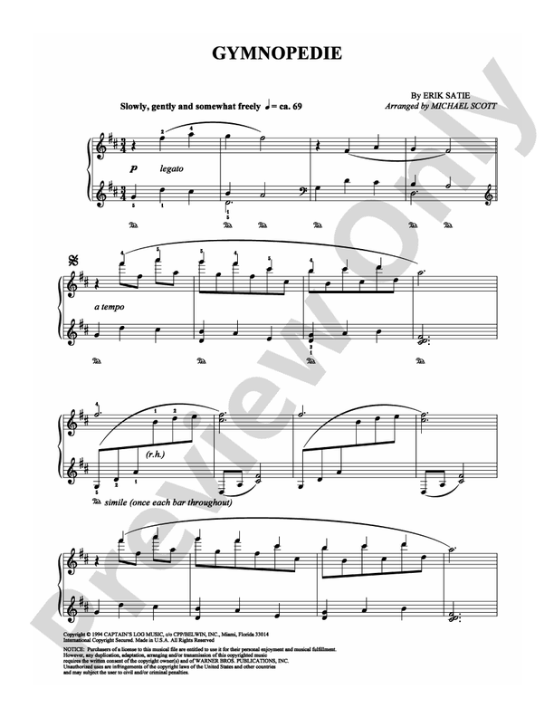 Debussy - Gymnopedie - DSM-PS-0009518 - Piano (Digital Download)