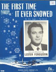 The First Time It Ever Snowed - Lester Ferguson - PVG (Digital Download)