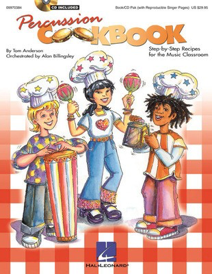 Percussion Cookbook (Collection/Resource) - Book/CD Pack - Alan Billingsley|Tom Anderson - Hal Leonard Softcover/CD