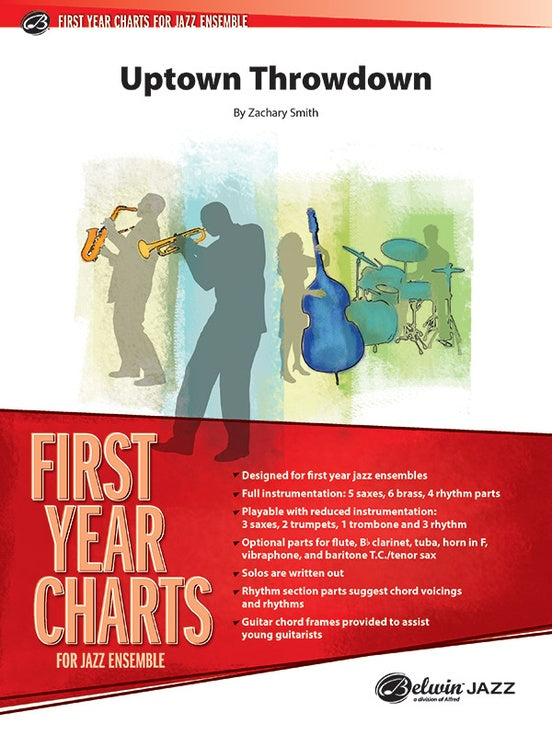 Uptown Throwdown – Jazz Ensemble Conductor Score & Parts (Digital Download)