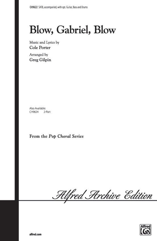 Blow, Gabriel, Blow – SATB Choral Octavo (Digital Download)