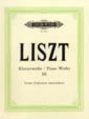 Liszt - Piano Works Vol. 3 - Piano - Peters EP3600C