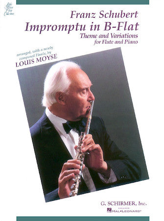 Schubert - Impromptu in BbMaj - Flute/Piano Accompaniment arranged by Moyse Schirmer 50482830