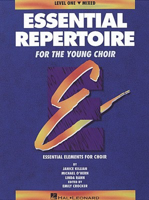 Essential Repertoire for the Young Choir - Level 1 Mixed, Part-Learning CD - Janice Killian|Linda Rann|Michael O'Hern - Hal Leonard Performance/Accompaniment CD CD