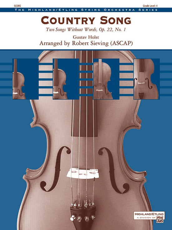 Country Song – String Orchestra Conductor Score & Parts (Digital Download)